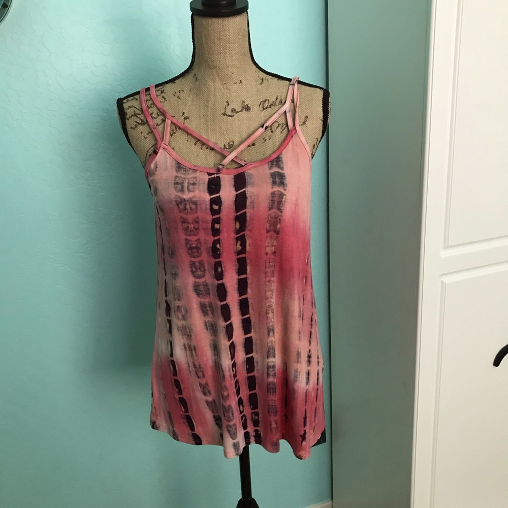 Tie-dye tank top medium NWT by Hemish